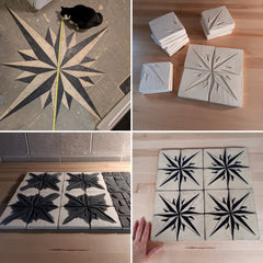 A Mid-Century Modern Tile Medallion for a Good Friend