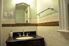Warning: These pictures may cause bathroom envy.