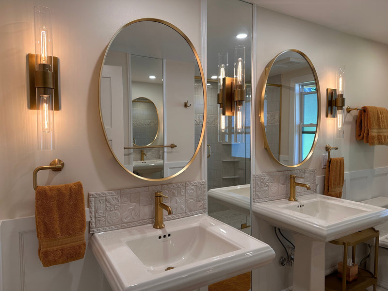 Two Pacific Northwest Bathrooms