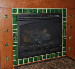 Installation Photos: A Leaf Green Hearth