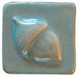 Acorn 2"x2" Ceramic Handmade Tile - Celadon Glaze