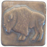 Buffalo 2"x2" Ceramic Handmade Tile - Celadon Glaze
