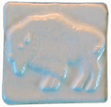 Buffalo 2"x2" Ceramic Handmade Tile - White Glaze