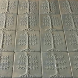 Cypress Tree 4"x4" Ceramic Handmade Tile - Celadon Grouping