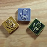 Healing Hand 2"x2" Ceramic Handmade Tile - Grouping 