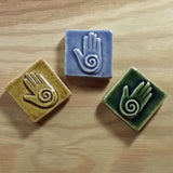 Healing Hand 2"x2" Ceramic Handmade Tile - Grouping