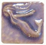 Mermaid 2"x2" Ceramic Handmade Tile - Hyacinth Glaze