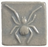 Spider 2"x2" Ceramic Handmade Tile - Celadon Glaze