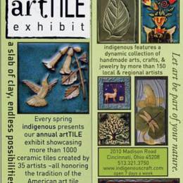 artTILE exhibit 2012 indigenous gallery Cincinnati Ohio