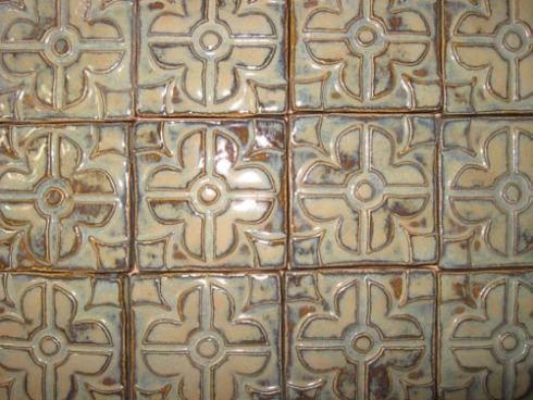 3"x3" geometric art tiles