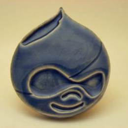 drupal drop logo as a handmade ceramic tile
