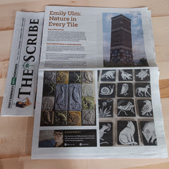 Emu Tile was featured in The Scribe newspaper
