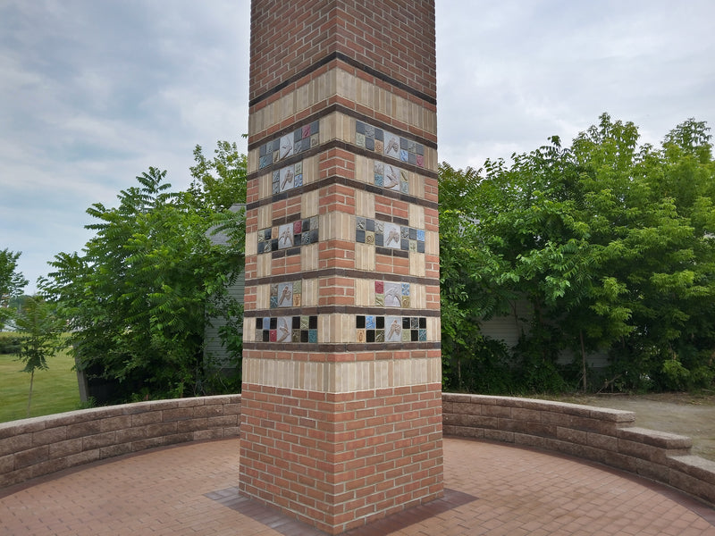 A chimney swift tower here in Kent, Ohio