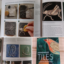 Emu Tiles are Featured in "Handmade Tiles: Creative Techniques," a new book by Marion Brandis