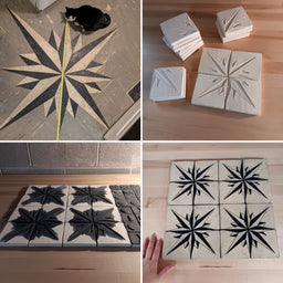 A Mid-Century Modern Tile Medallion for a Good Friend
