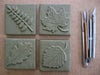 A Mini Video of Sculpting a Handmade Tile