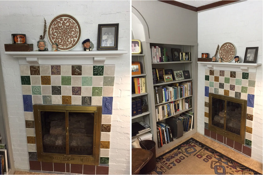 A Multicolored Hearth: Before and After