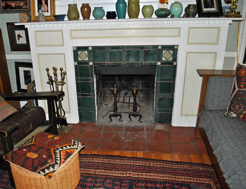 An Arts and Crafts Hearth | Ceramic Handmade Tiles