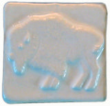 Buffalo 2"x2" Ceramic Handmade Tile - White Glaze