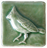 Cardinal 2"x2" Ceramic Handmade Tile - Spearmint Glaze