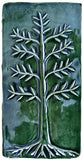 Cypress 4"x8" Ceramic Handmade Tile - Leaf Green Glaze