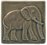 Elephant 4x4 - Gray Glaze
