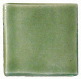 1"x1" Ceramic Handmade Field Tile - spearmint glaze