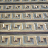 Key 1"x6" Border Ceramic Handmade Tile - Celadon Glaze Grouping