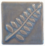 Locust 2"x2" Ceramic Handmade Tile - Celadon Glaze
