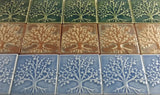 The Tree Of Life 4"x4" Ceramic Handmade Tile - Multicolor Grouping